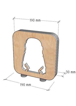 Деревянный ночник из фанеры4 фото