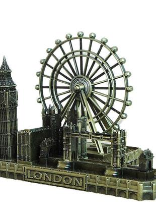 Статуетка визначні місця лондона resteq 13,5*10*10 см. металева скульптура лондон. сувенір london2 фото