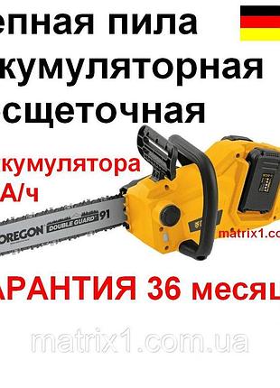 Ланцюгова пила акумуляторна безщіткова rcs400-36, li-ion, 36-в...