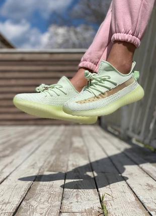 👟adidas yeezy boost 350 v2 (салатовые)1 фото