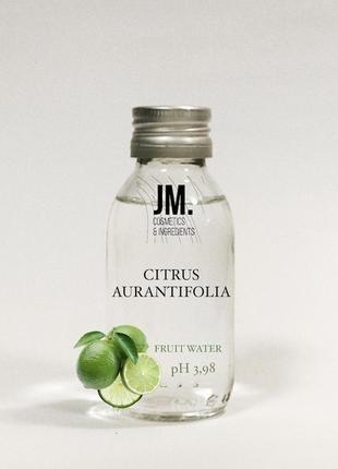 Гідролат лайму citrus aurantifolia (lime) fruit water 100 ml ph 3,98