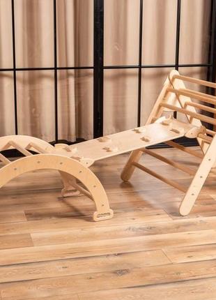 Великий набір дитячих меблів арка , сходи-гірка і трикутник піклера montessori furniture®