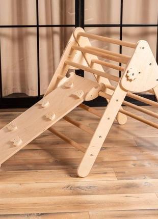 Великий набір дитячих меблів арка , сходи-гірка і трикутник піклера montessori furniture®2 фото