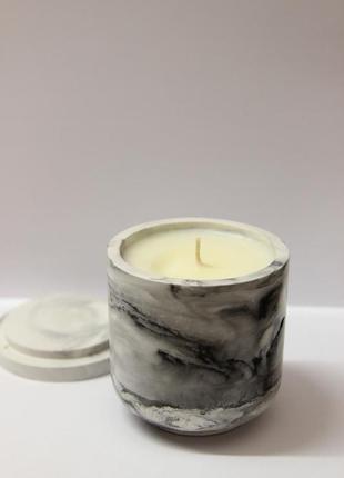 Soy wax candle sage & sea salt • соєва свічка шавлія & морська сіль 190ml • (vegan)