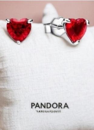 Серьги серебро silver_pandora original ale