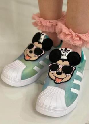 Кроссовки adidas disney superstar 360 детские кеды спортивные оригинал9 фото