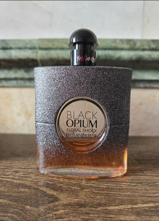 Ysl black opium floral sshock парфюмированная вода остатков во флаконе1 фото