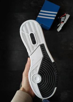 👟adidas drop step (чёрные с бело/бежевым)7 фото