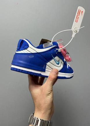 Женские кроссовки nike dunk low disrupt 2 white university blue7 фото