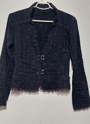 Винтажная рубашка в готическом стиле