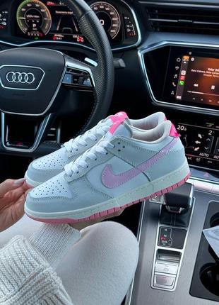 Nike sb dunk low 520 pink puck5 фото