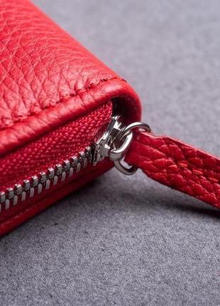 Мегавместительный жіночий гаманець з натуральної шкіри7 фото