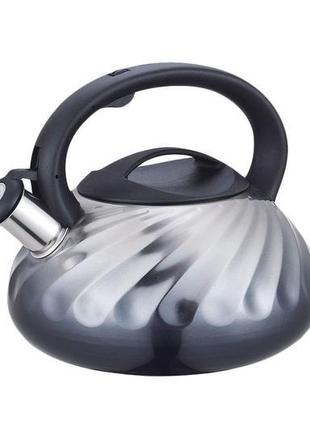 Чайник нержавіючий maestro - 3 л сірий (mr-1321-grey)
