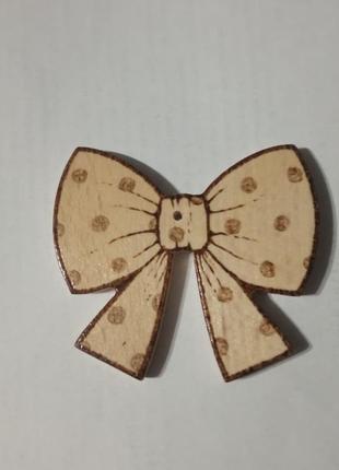 Новогодняя игрушка "бантик"