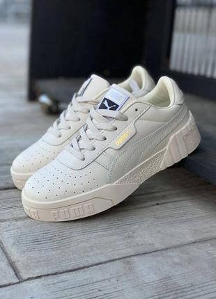 👟puma cali (бежевые)8 фото