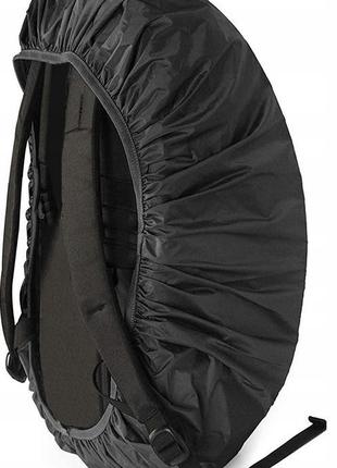 Чохол-дощовик для рюкзака nela-style raincover до 60l чорний4 фото