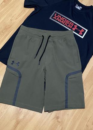 🌿тактические мужские шорты under armour карго2 фото