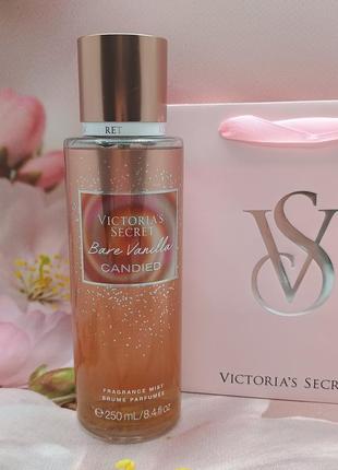 Парфюмированный мист для тела и волос bare vanilla candied victoria’s secret