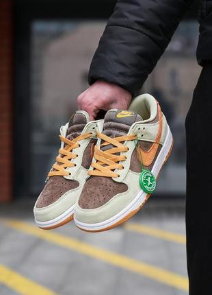 Nike sb dunk low dusty olive2 фото