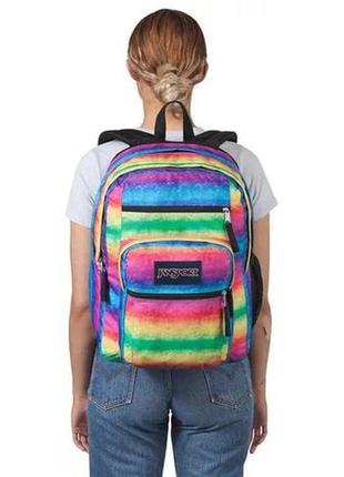 Місткий рюкзак jansport backpack big student 34l різнокольоровий2 фото