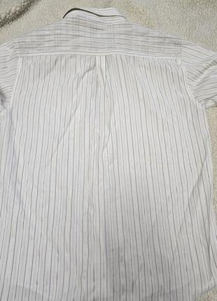 Burberry, сорочка,біла у смужку3 фото