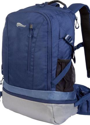 Рюкзак спортивний з дощовиком crivit rucksack ian374750 25l синій