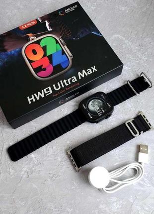 Смарт-часы hw9 ultra max black3 фото