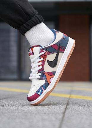 Nike sb dunk low parra2 фото