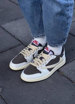 Jordan 1 retro low og sp travis scott reverse mocha5 фото