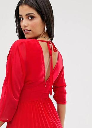 Шикарное платье плиссе asos disign3 фото