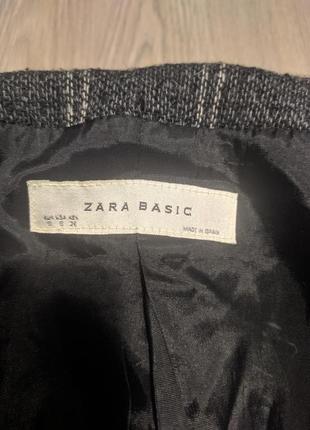 Трендові вовняне пальто/піджак zara з дуже красивим коміром8 фото