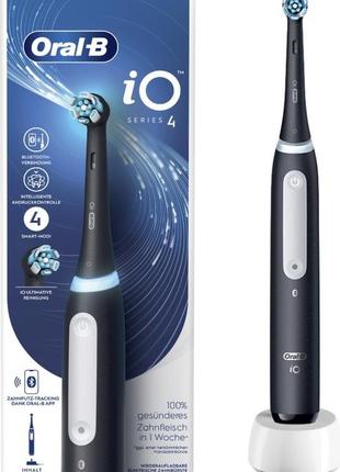 Oral-b io 4 matt black электрическая зубная щетка новая!!!1 фото