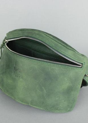 Поясная сумка зеленая винтажная beltbag6 фото