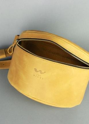Поясная сумка желтая винтажная beltbag5 фото