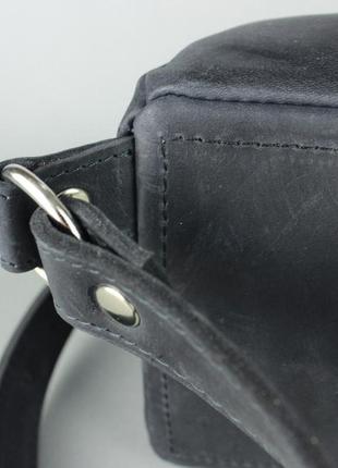 Поясная сумка темно-синяя винтажная beltbag5 фото