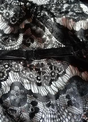 Элегантное черное кружевное платье8 фото