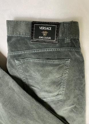 Вельветовые брюки versace3 фото