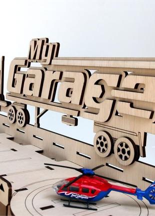 Персонализированный игрушечный гараж с именем ребенка - идеальный рождественский подарок для детей,4 фото