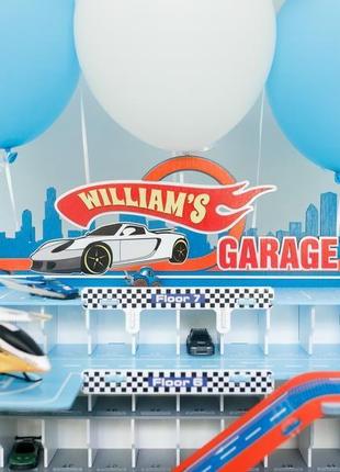 Персоналізований автомобільний паркінг: великий іграшковий гараж для парковки автомобілів hot wheels2 фото