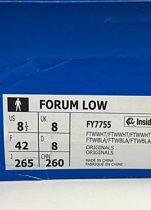 Кроссовки adidas forum low fy7755 размер 42 мужские оригинал4 фото