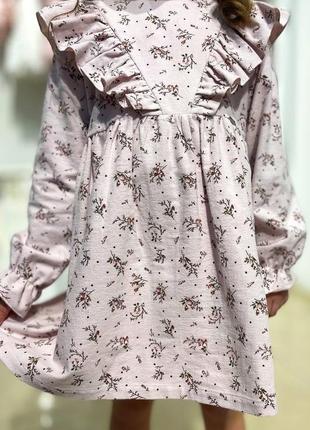 Сукня амелі з ніжної фланелевої тканини little lady8 фото