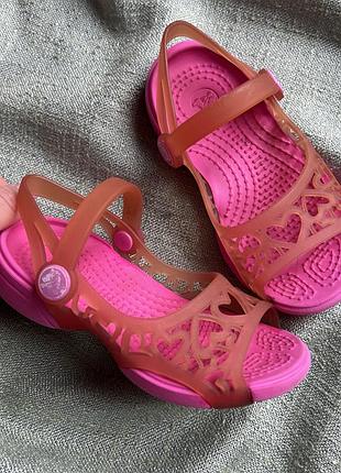 Босоніжки балетки crocs оригинал с8 наш 25