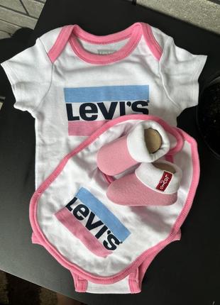 Набір levi’s на 3 позиції 6-12 міс3 фото