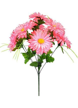 Штучні квіти букет гербери, 9 голів, 520 мм кольори мікс