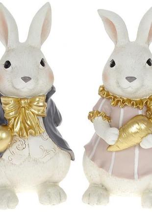 Декоративна статуетка кролик 25 см, 2 різновиди