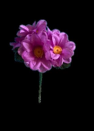 Букет "хризантеми" 22 см колір мікс3 фото