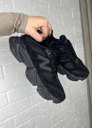 Женские кроссовки new balance 9060 black2 фото