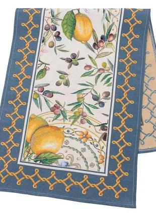 Ранер гобеленовий на стіл лимони 45*140 см