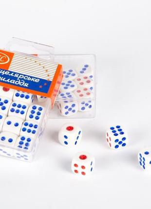 Гральний кубик (1.45*1.45 см) 12 шт в упаковці