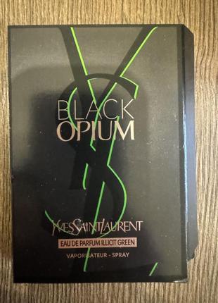 Yves saint laurent black opium illicit green парфумована вода